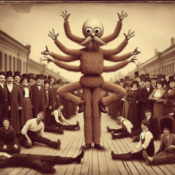 FURRY MONSTER DANCING WITH DEAD SOULS