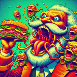 GRANDPA'S SANDWICH OF SOULS AND TONGUES