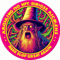 WIZARD SCREAMING AT THE VOID'S GUTS