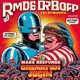 ROBOTIC MEATHEADS ENGAGING IN CARNIVOROUS FANTASIES — by brötislartfast