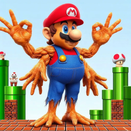 MARIO'S HANDS MASTURBATING ON PIPE DREAMS