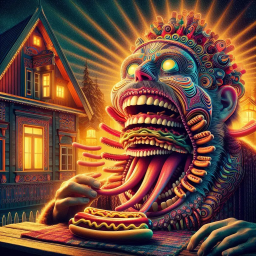 MOUTH FEASTING ON A NIGHTMARE OF MEAT