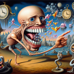 MONSTER GOBBLING TIME LIKE A SICK CARNIVORE